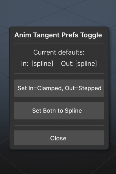 Anim Tangent Prefs Script